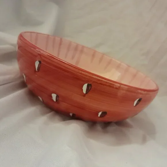 Vintage Royal Norfolk Retired Dollar Tree Strawberry Strawberries Bowl Dish - Picture 5 of 7